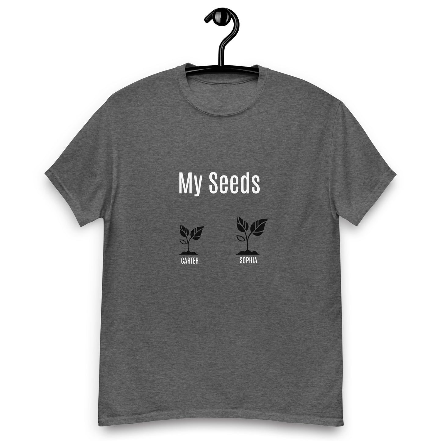 Personalized Father's Day T-shirt - My Seeds
